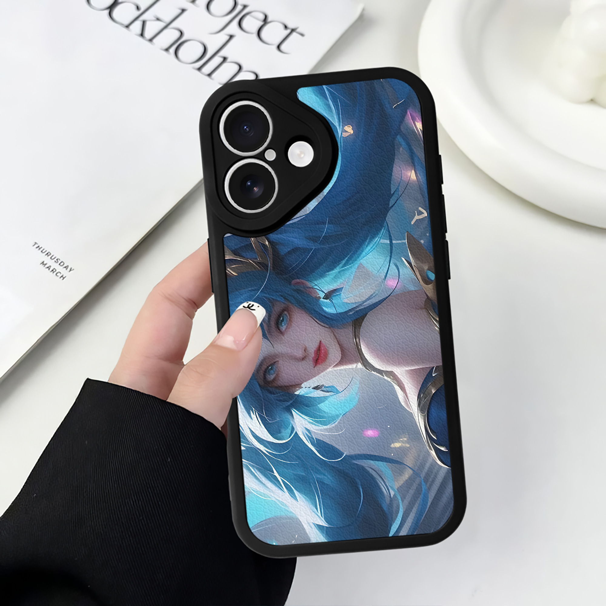 リーグ・オブ・レジェンド League of Legends LOL 【iPhone 16シリーズ対応】シリコンスマホケース（レザー調） 材質：シリコン
